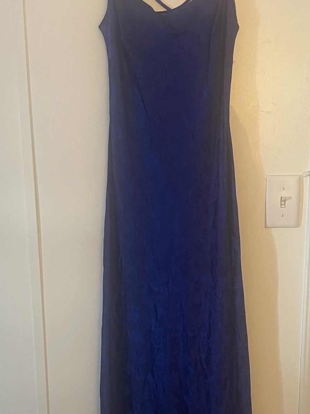 Steppin' Out Navy Blue Strappy Maxi Dress